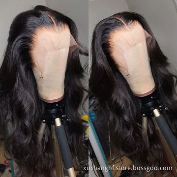 Transparent 100% Brazilian Hair HD Lace Front Wig,360 Lace Closure Raw Human Hair Wig, Natural Human Hair Wigs For Black Women